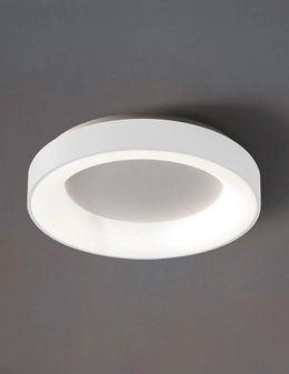 Inner r applique minimal bianco