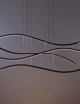 Lil wave lampadario a led