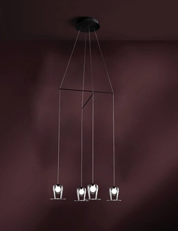 Maryon lampada a sospensione 4 luci