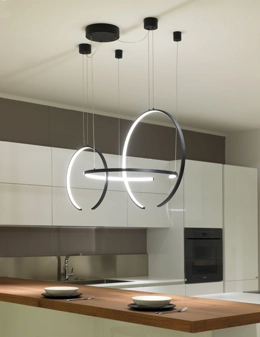 Olympic lampada a sospensione tre anelli