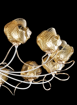 Gomitoli 8 luci sospensione