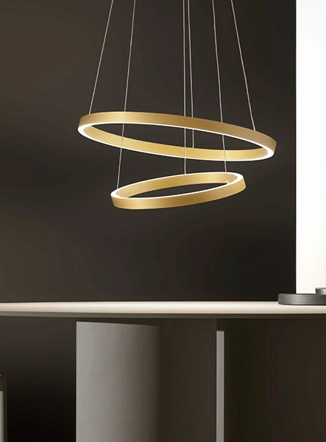 Criseide sospensione circolare 2 dischi