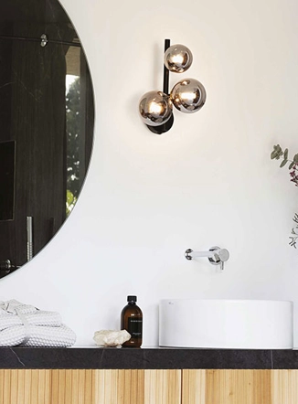 Perlage applique in vetro soffiato