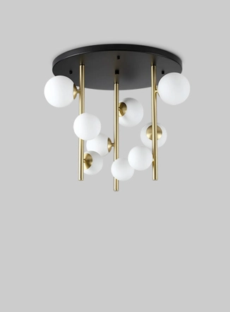 Perlage plafoniera in vetro soffiato