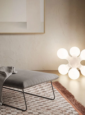 Atomium lampada da terra e da tavolo