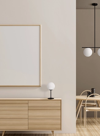 Jugen sospensione 2 luci nera