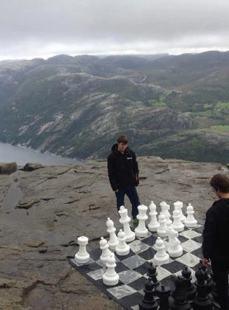 Scacchiera da giardino