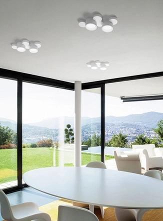 Chio lampada soffitto/parete due luci gesso