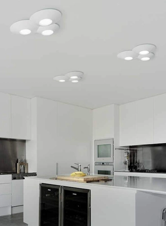 Lepreum lampada da soffitto in gesso 3 luci