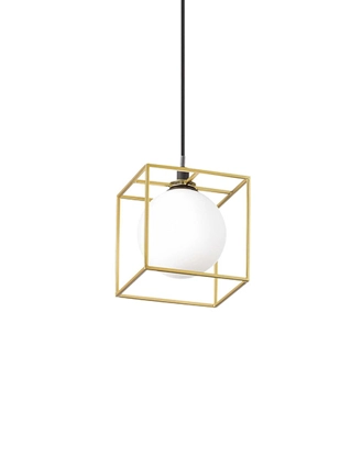 251127 LINGOTTO Ideal Lux lampada da comodino cubo moderno vintage