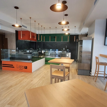 Illuminazione a led per negozi alimentari - Atelier pasta Liggs a Losanna