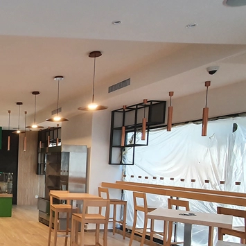 Illuminazione a led per negozi alimentari - Atelier pasta Liggs a Losanna